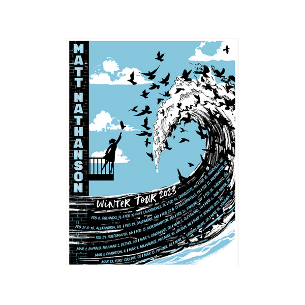 Winter Tour Wave Poster