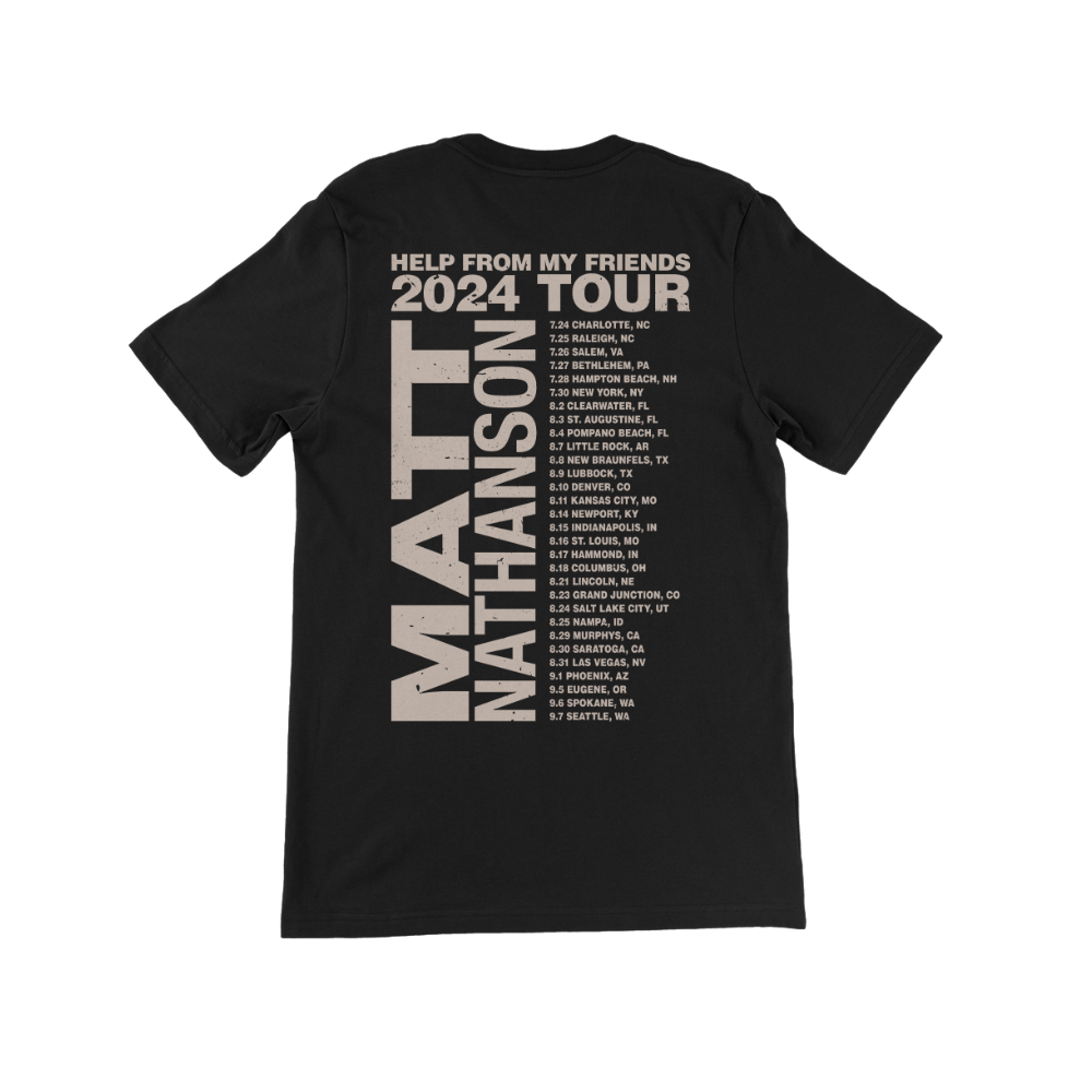 Help From My Friends 2024 Tour T-shirt